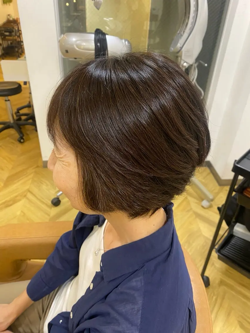 ショート カラー ヘアカラー 児玉 楓凜のヘアスタイル