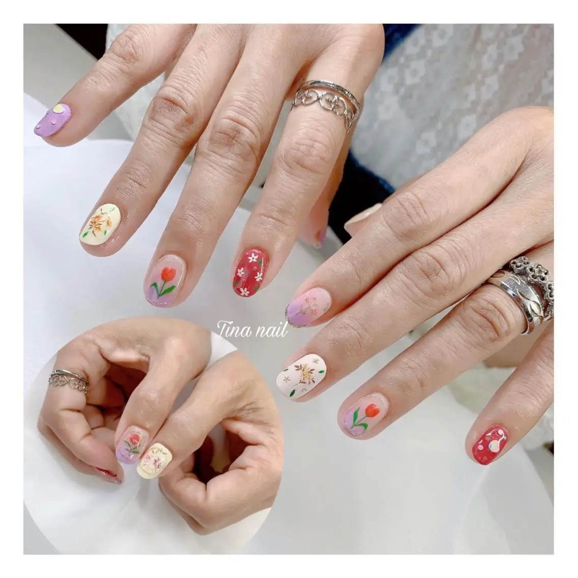 ネイル ハンドネイル Tina Nailstudioのネイルデザイン