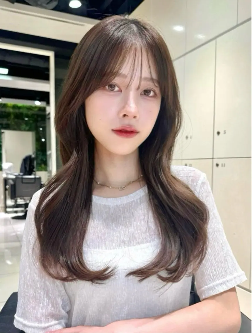ロング カラー ブラウンカラー トリートメント ヘアカラー マツエク/髪質改善✨ マツパ🫧ゆりな🦕のマツエク・マツパデザイン