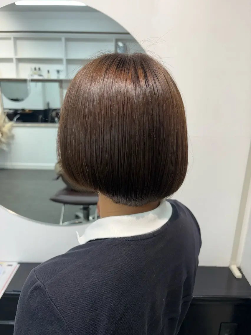 ショート トリートメント 💖透明感カラー💖 美優のヘアスタイル