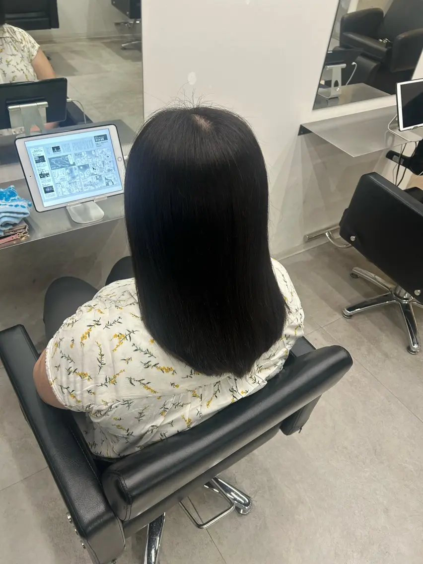 ミディアム ヘアカラー AKANE✩.*˚ Kroのヘアスタイル
