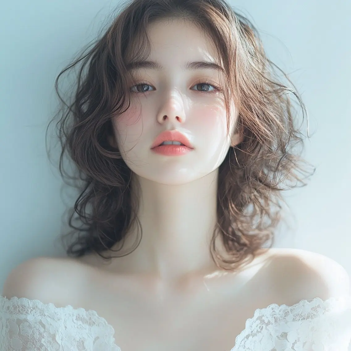 ミディアム ミディアムパーマ パーマ 🌼kubu🍀 Minami🌼のヘアスタイル