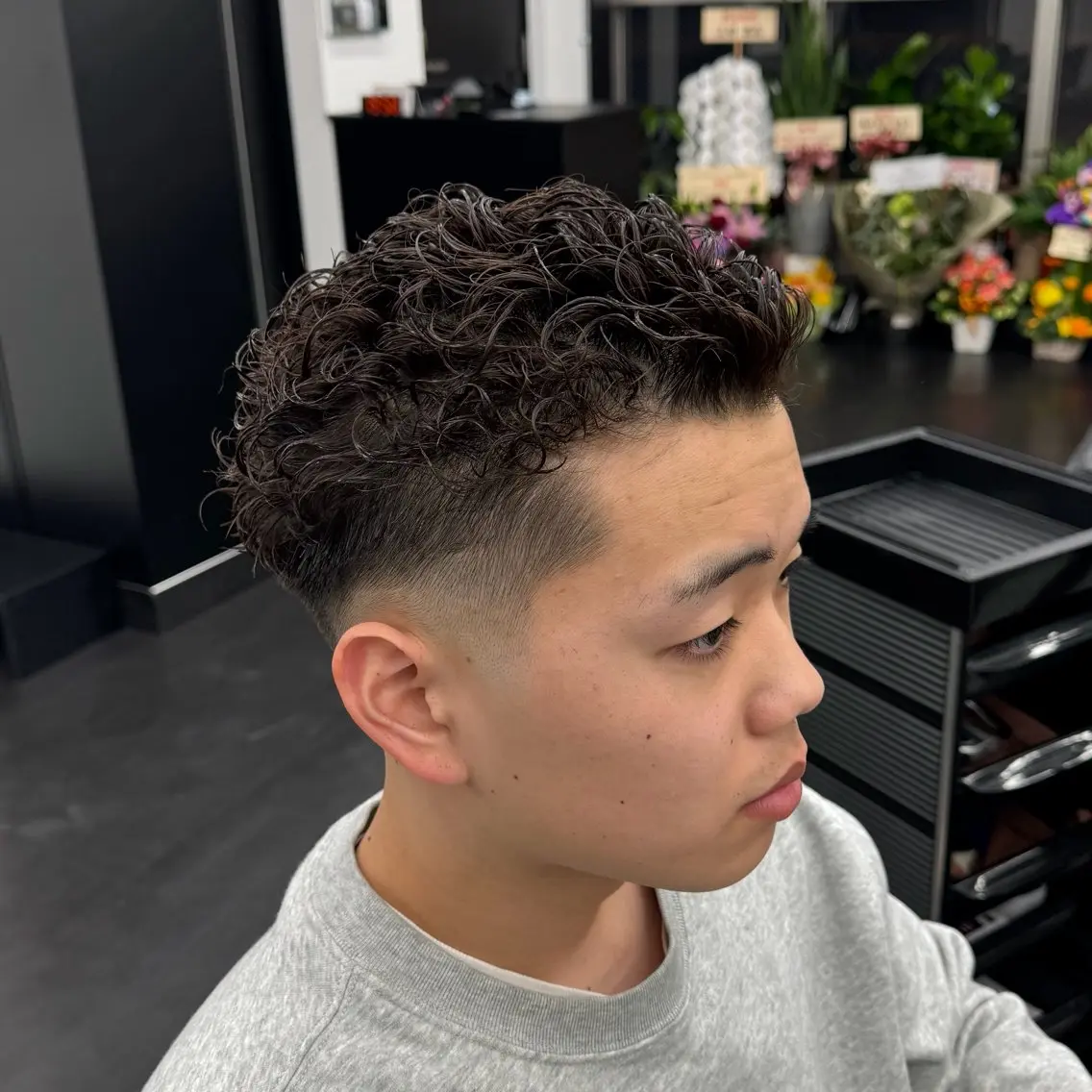 パーマ メンズ カット パーマ メンズ特化 このかのヘアスタイル