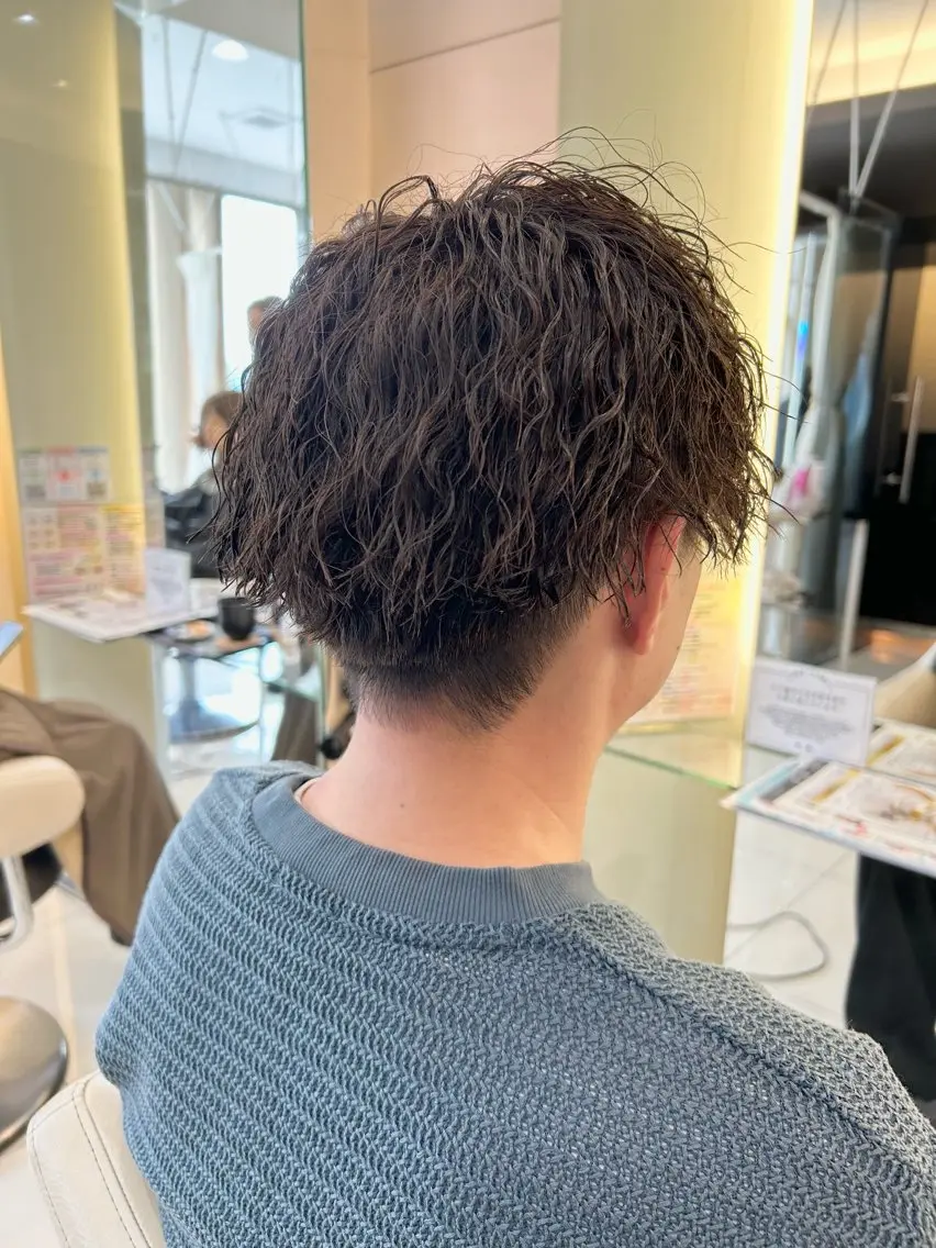 ショート パーマ メンズ カット パーマ リリー /Men's/パーマのヘアスタイル