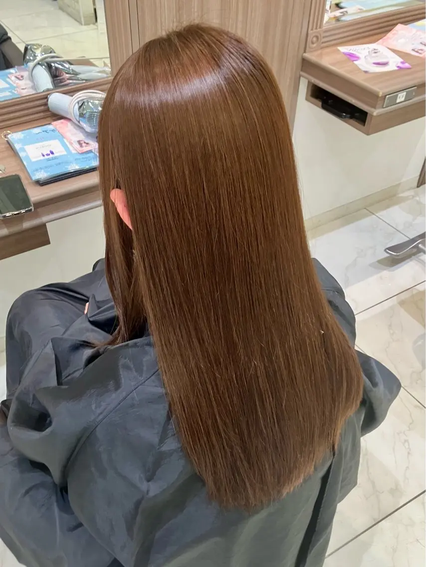 ロング カラー ロング ☂️Ash 新杉田☂️山本のヘアスタイル