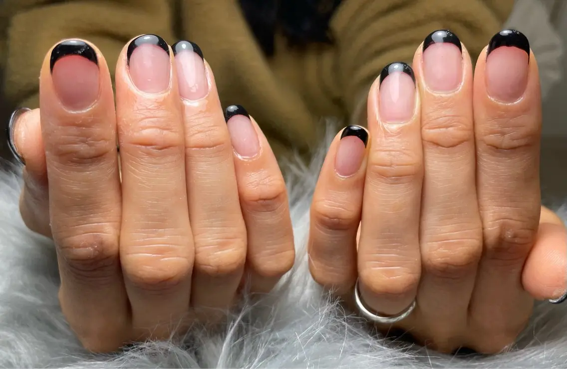 ネイル フレンチネイル ジェルネイル オフィスネイル パラジェル シンプルネイル ハンドネイル BLANC.nail yuuのネイルデザイン