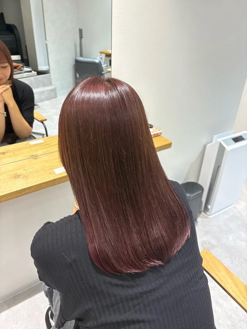 カラー ますの あやかのヘアスタイル