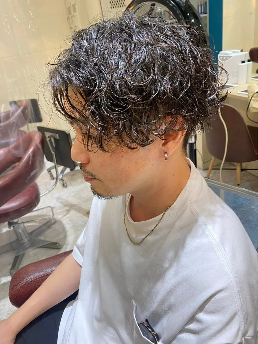 ショート パーマ メンズ ✨無料メンズモデル 募集中✨永野大樹のヘアスタイル