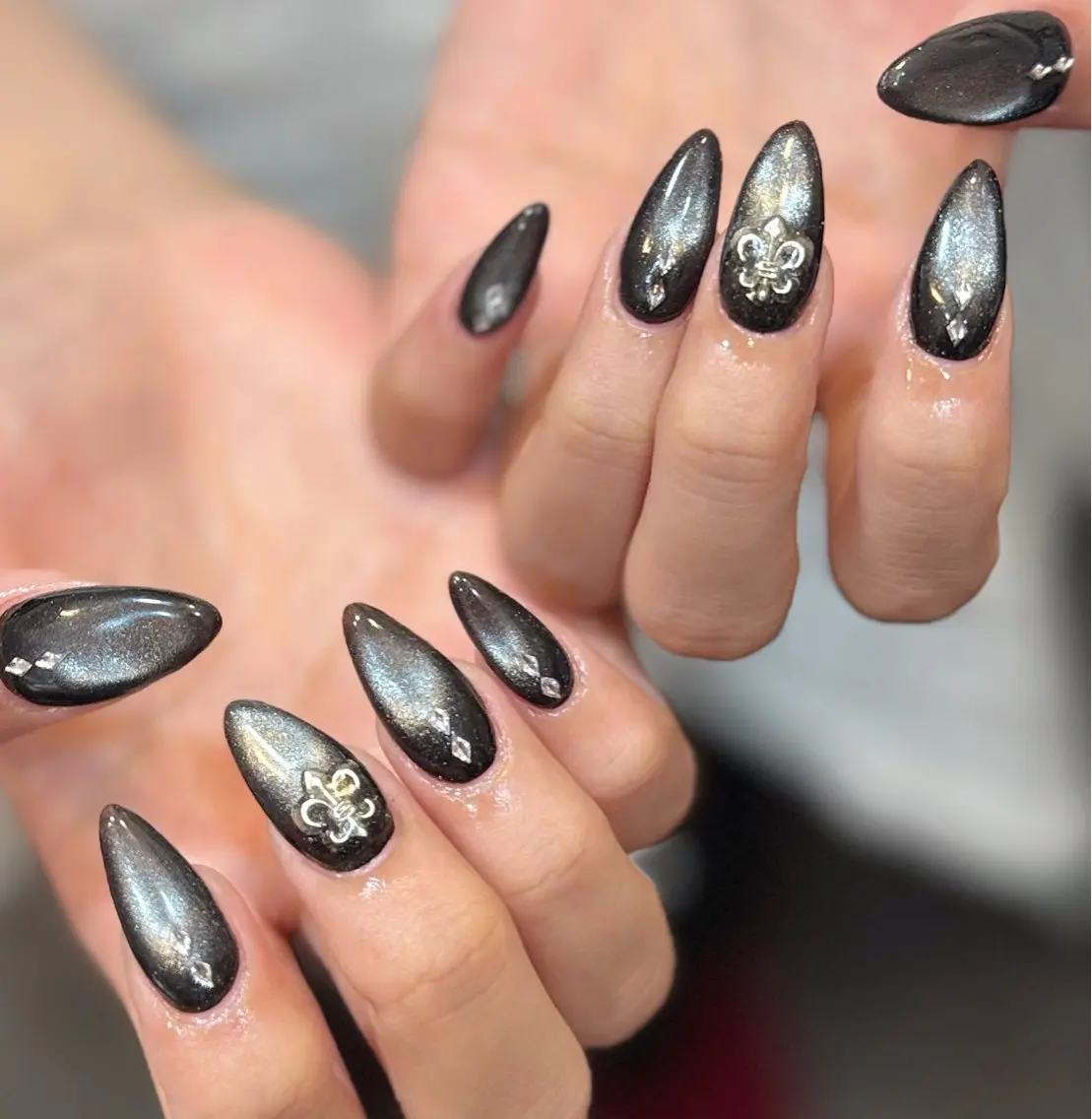 ネイル ジェルネイル マグネットネイル メンズネイル ハンドネイル MIMnail メンズネイリストのネイルデザイン