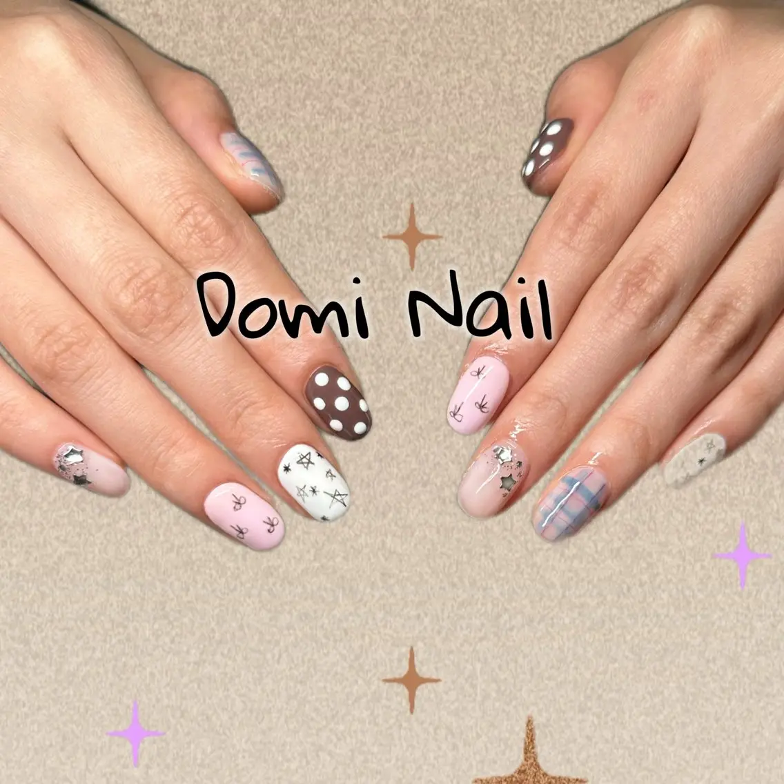 ネイル 持ち込み ハンドネイル Domi Nail Salonのネイルデザイン