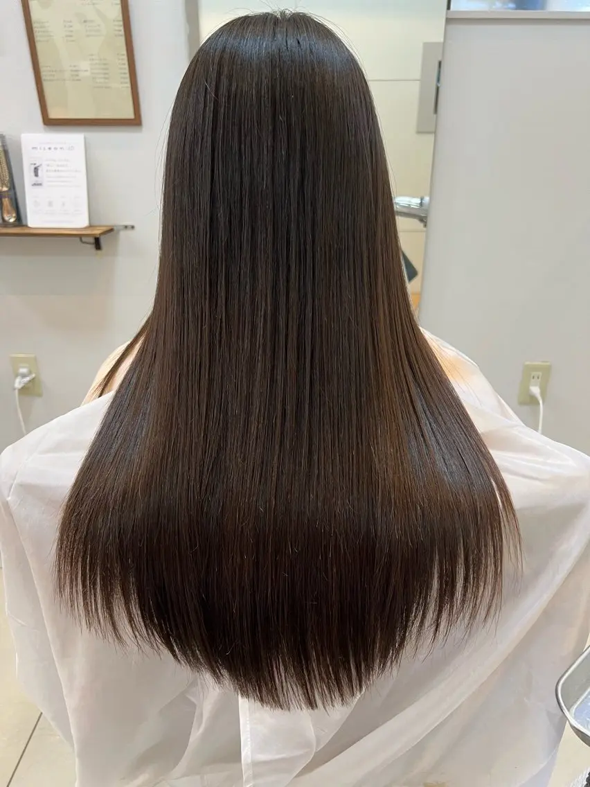 ⭐️髪質改善ストレート+カット+Aujua1stトリートメント⭐️の写真