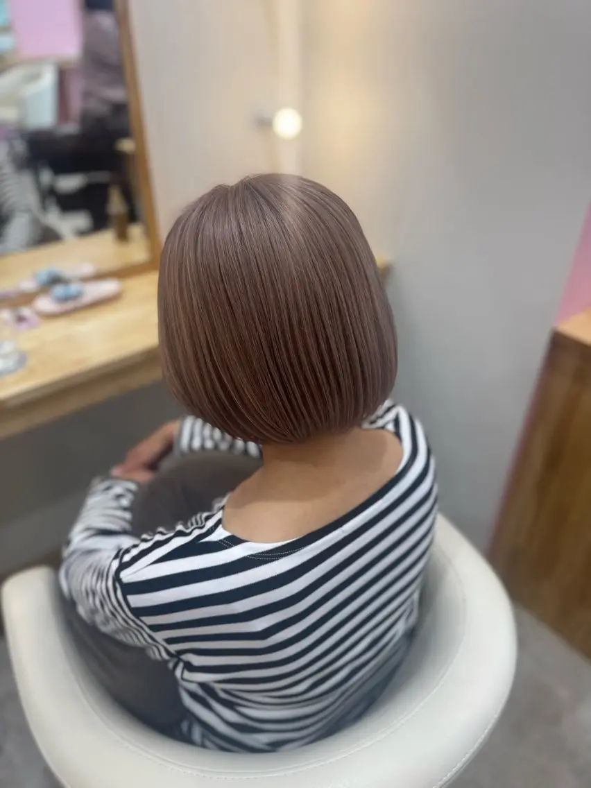 カラー ブリーチ 髪質改善 ヘアカラー 艶beige ♡ayana♡のヘアスタイル