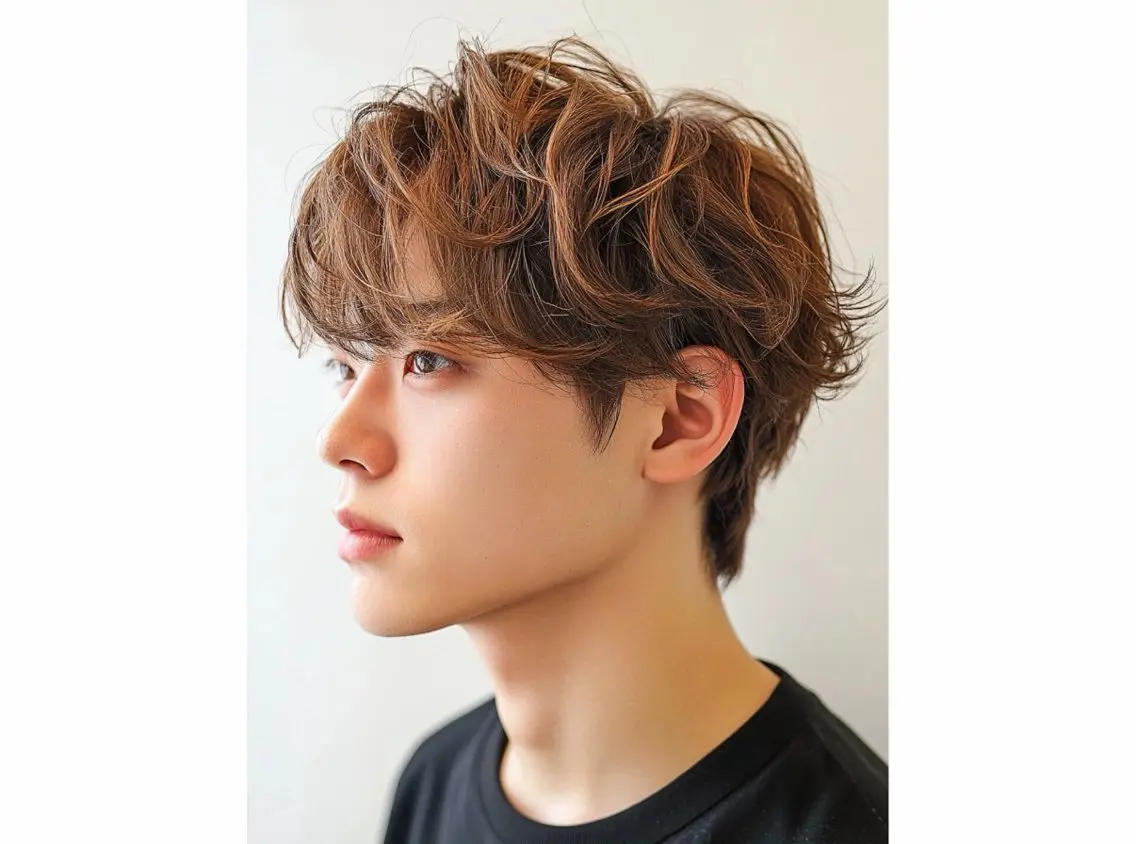 【💇🏻♂️メンズカット+パーマモデル🌀】⭐️人数限定⭐️🌈⏳18時以降⚠️備考欄必読の写真