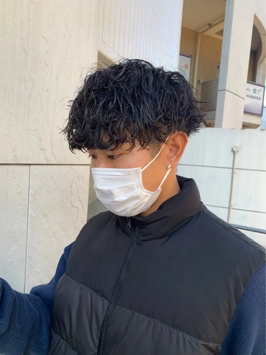 パーマ メンズ カット パーマ パーマ支持率No.1 ❤️🔥安成弾のヘアスタイル