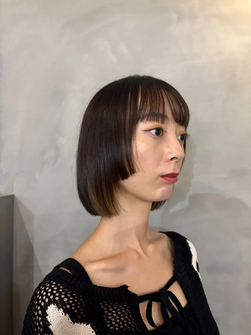 ボブカットの写真