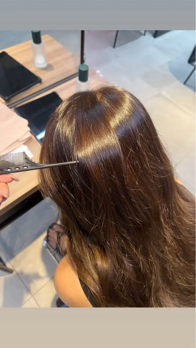 ロング ヘアカラー Kako🫧⭐️ アシスタント/モデルのヘアスタイル