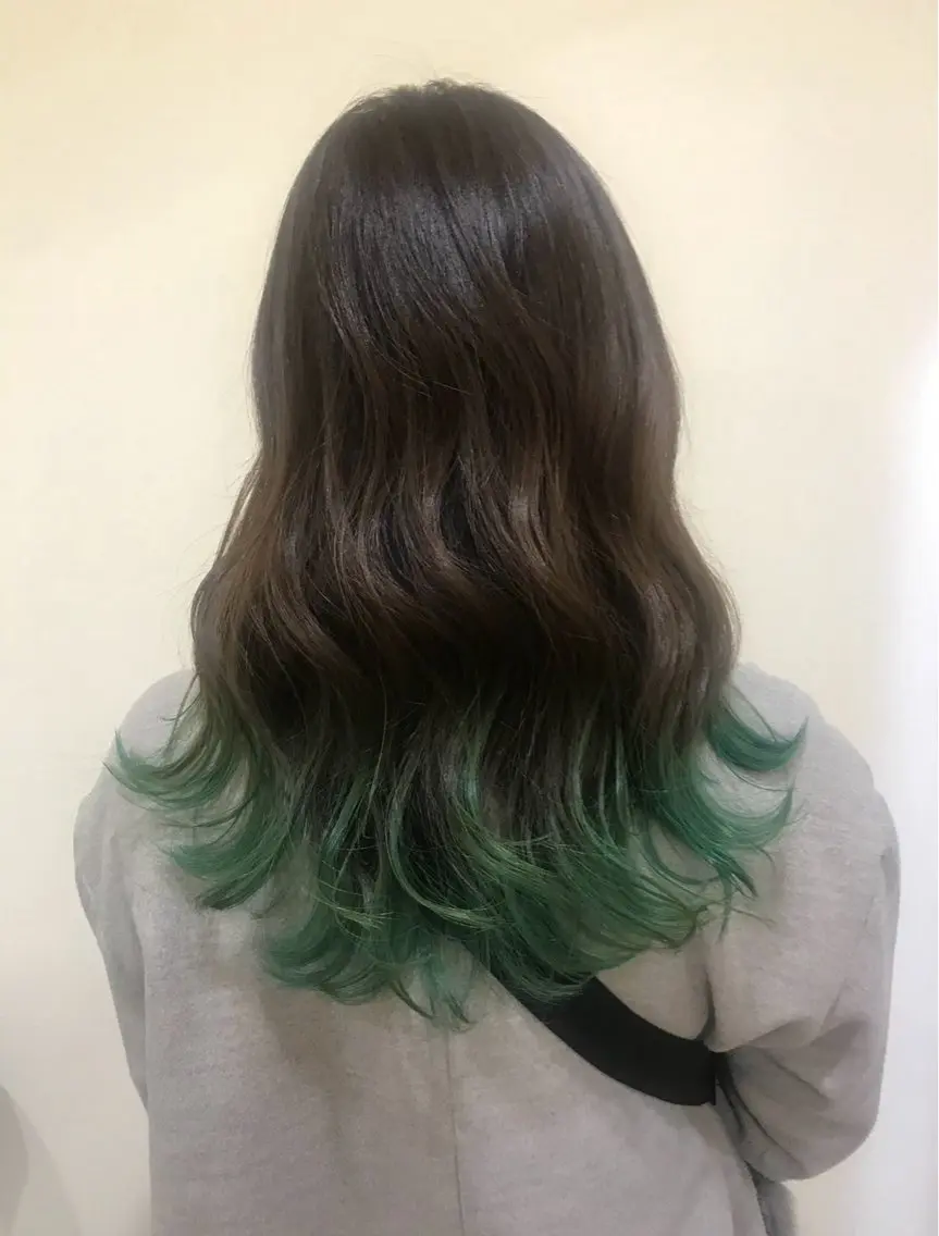 カラー グラデーションカラー 🪐vision🪐 はなのヘアスタイル