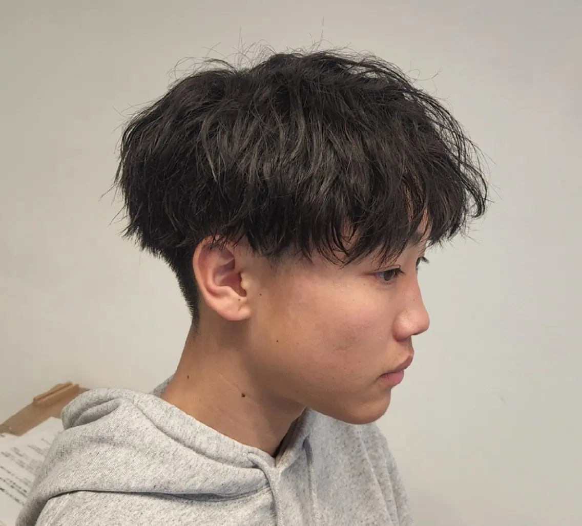 ショート パーマ メンズ 【イケメン風パーマ】 SHOFYのヘアスタイル