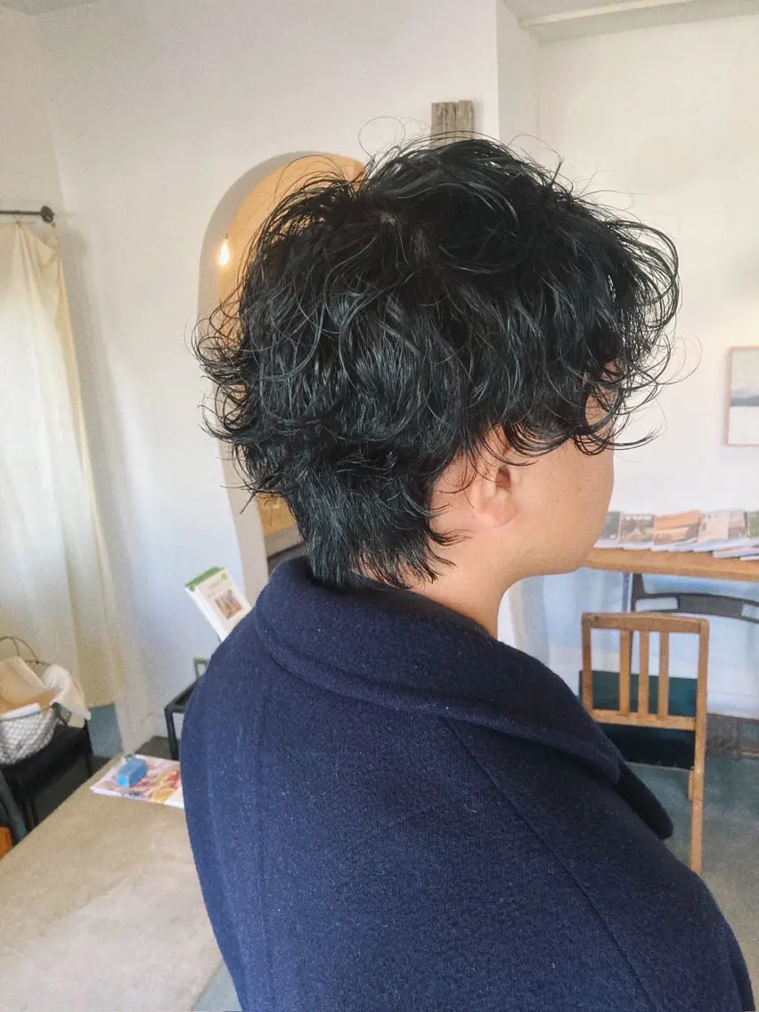 ショート パーマ vahan✂︎ 小林未果🕊のヘアスタイル