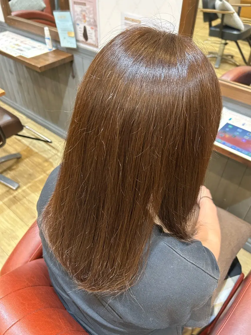 ミディアム カラー ꙳⸝⸝𐙚 すずき ゆな 𐙚⸝⸝꙳のヘアスタイル