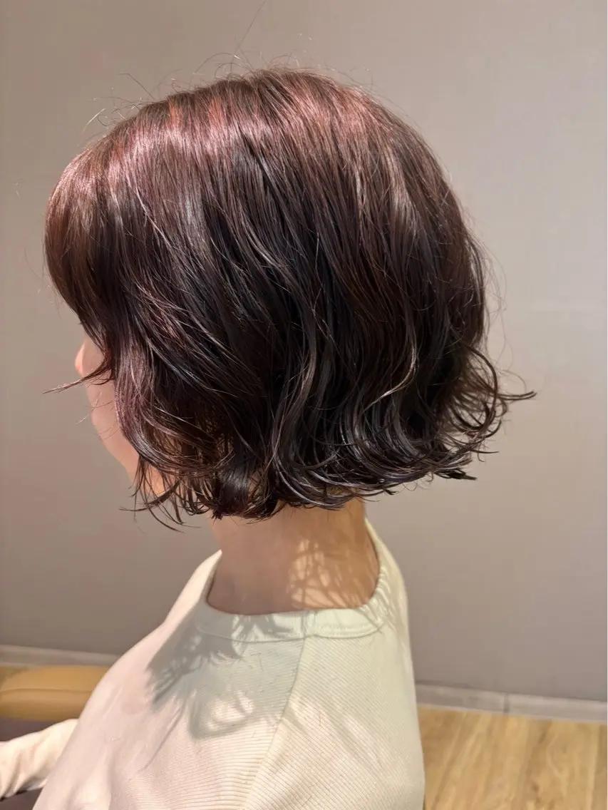 パーマ 藤根 里紗のヘアスタイル