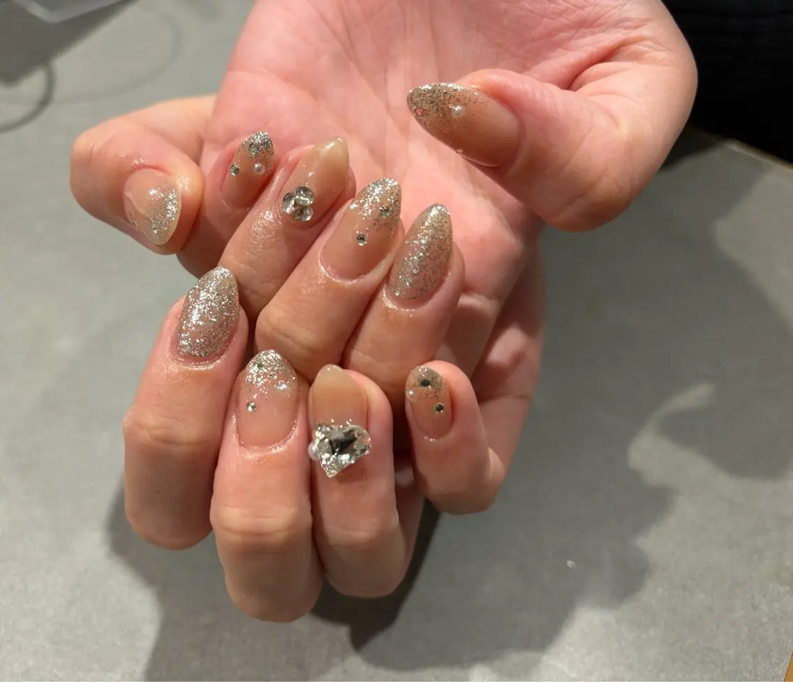 ネイル ワンホンネイル 💎【IRY】💎 Tsukiのネイルデザイン
