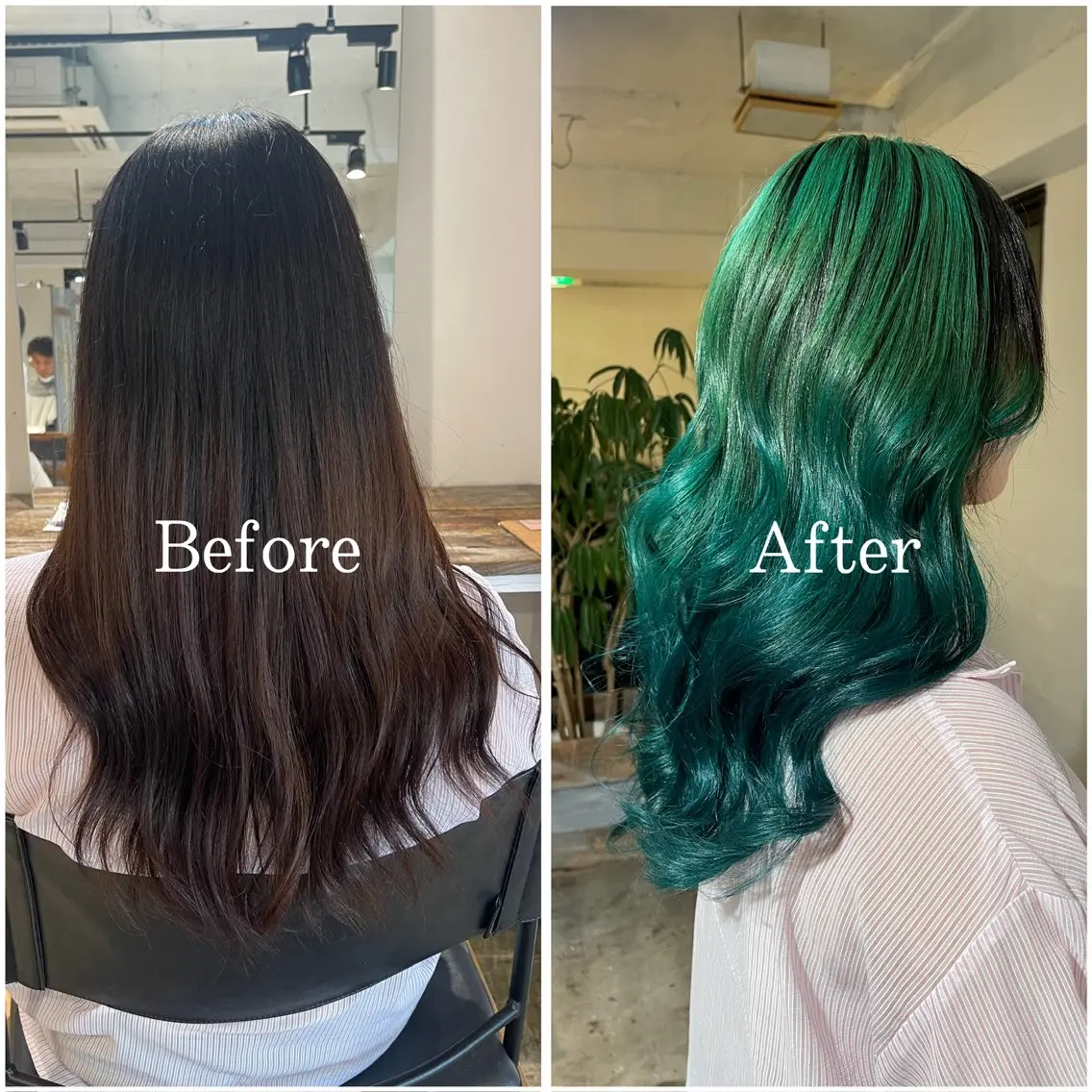 ロング カラー ブリーチ ケアブリーチ デザインカラー 似合わせカット ムラ修正/ ハイトーン💖Riaのヘアスタイル