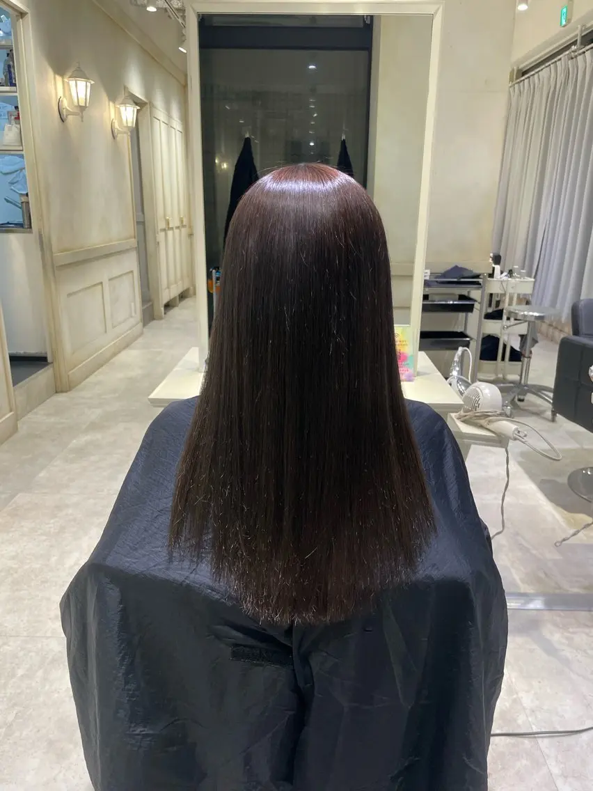 ロング カット 縮毛矯正 トリートメント 🟠髪質改善縮毛矯正 YUTO🟠のヘアスタイル