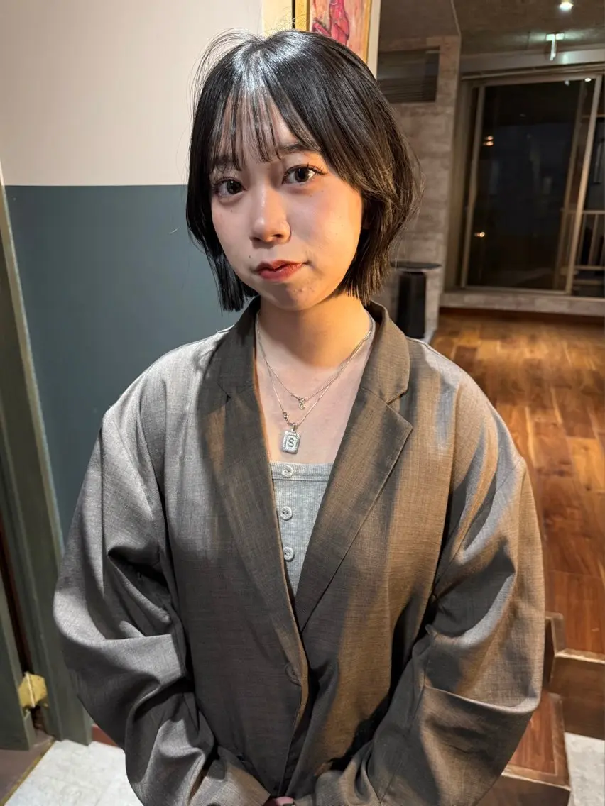 ショート カラー パーマ カット ヘアカラー 縮毛矯正 トリートメント mai / linoah˚✧のヘアスタイル