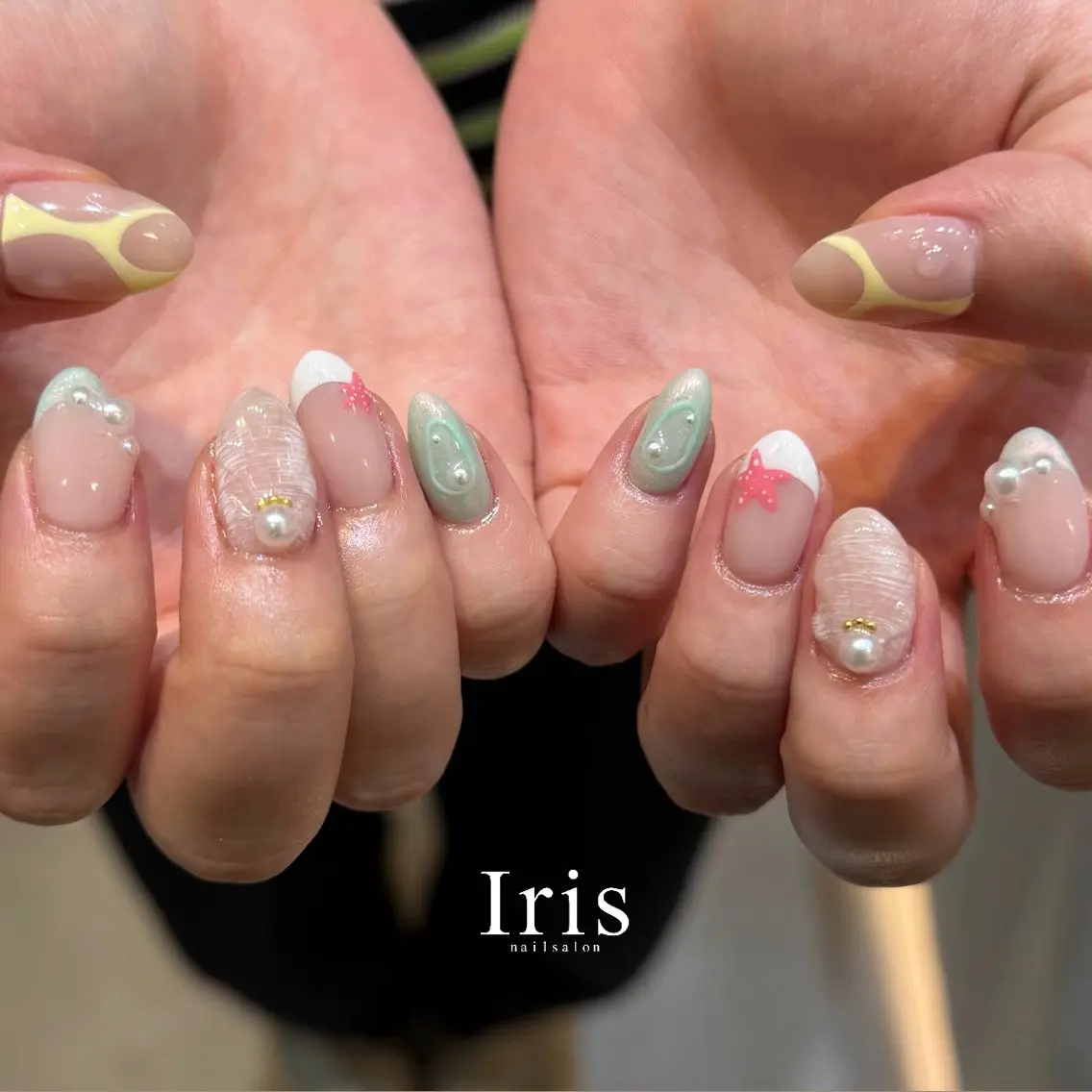 ネイル ハンドネイル Iris ayakaのネイルデザイン