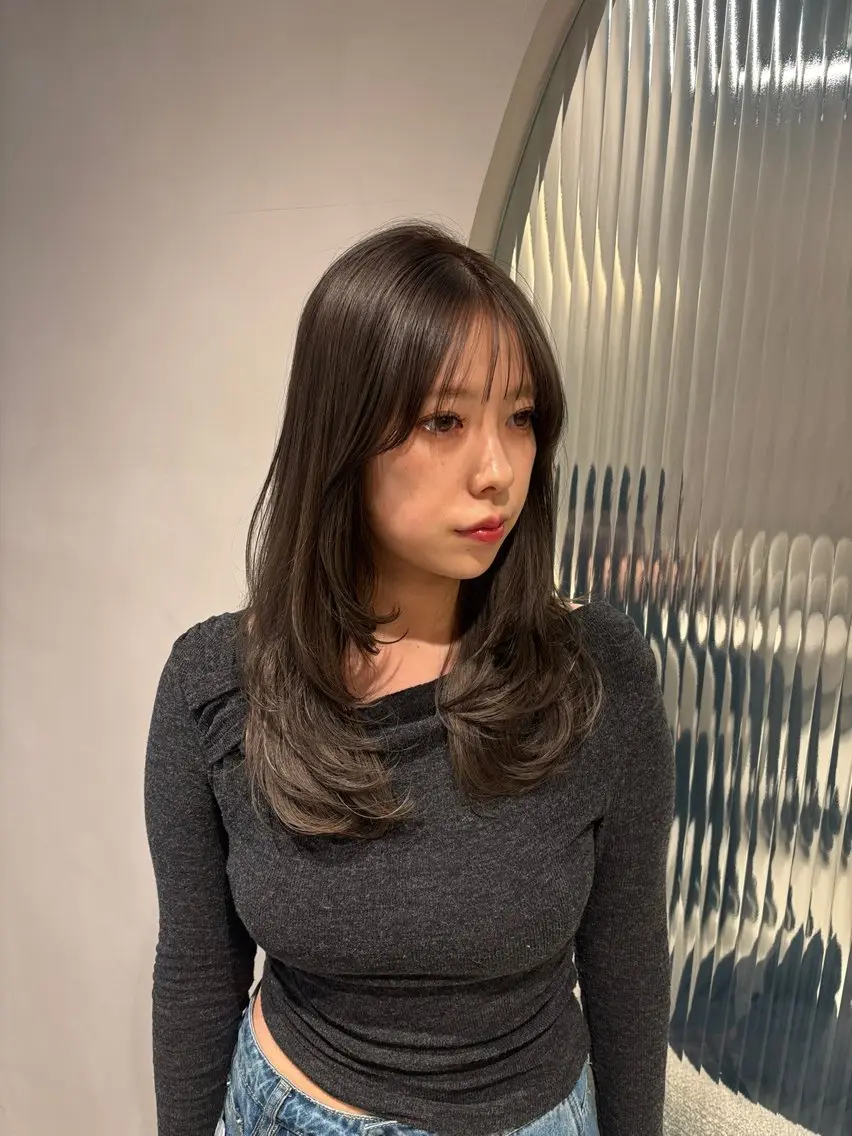 ロング ✂️地毛風ストレート 髪質改善枝松　凌✂️のヘアスタイル