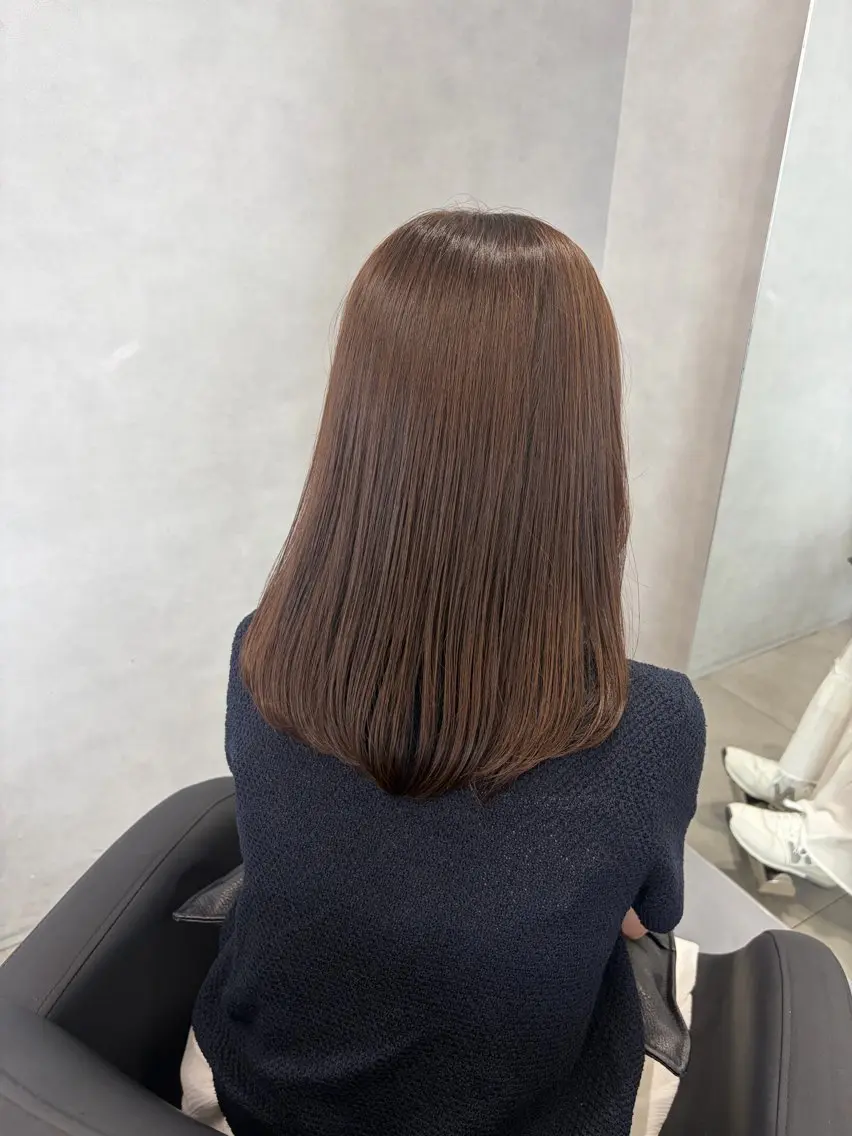 ミディアム カット ヘアカラー THE ECT 🌸濱吉優希🌸のヘアスタイル