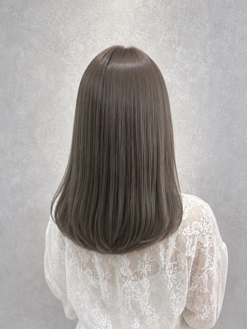 セミロング カラー カット ヘアカラー トリートメント 【𝐀𝐬𝐡大森】 石崎竜祐のヘアスタイル