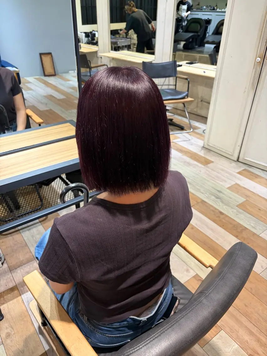 ロング ヘアカラー 💜🦋 COCONA🦋💜のヘアスタイル