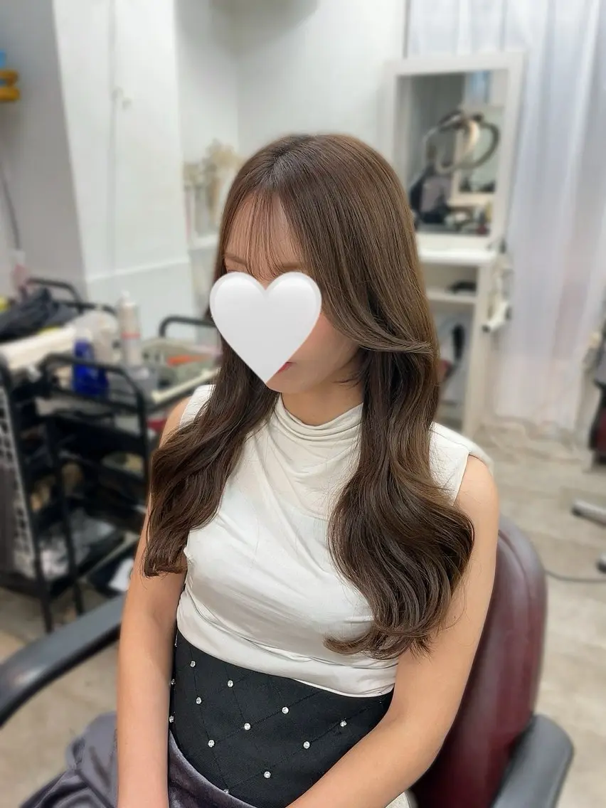韓国風🇰🇷ワンホン🇨🇳レイヤーカットなど♡似合わせカット【シャンプー・コテ巻き付き❤︎】⚠️概要お読みくださいの写真