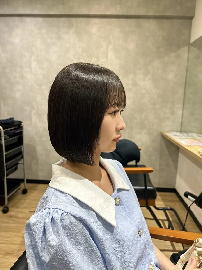 【営業後限定】ウェディング用カット練習モデル、10cm以上のバッサリカット限定の写真