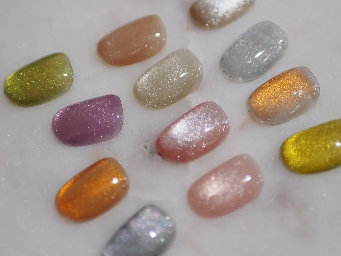 ネイル 氷ネイル・うるうるネイル マグネットネイル tete nailstudioのネイルデザイン