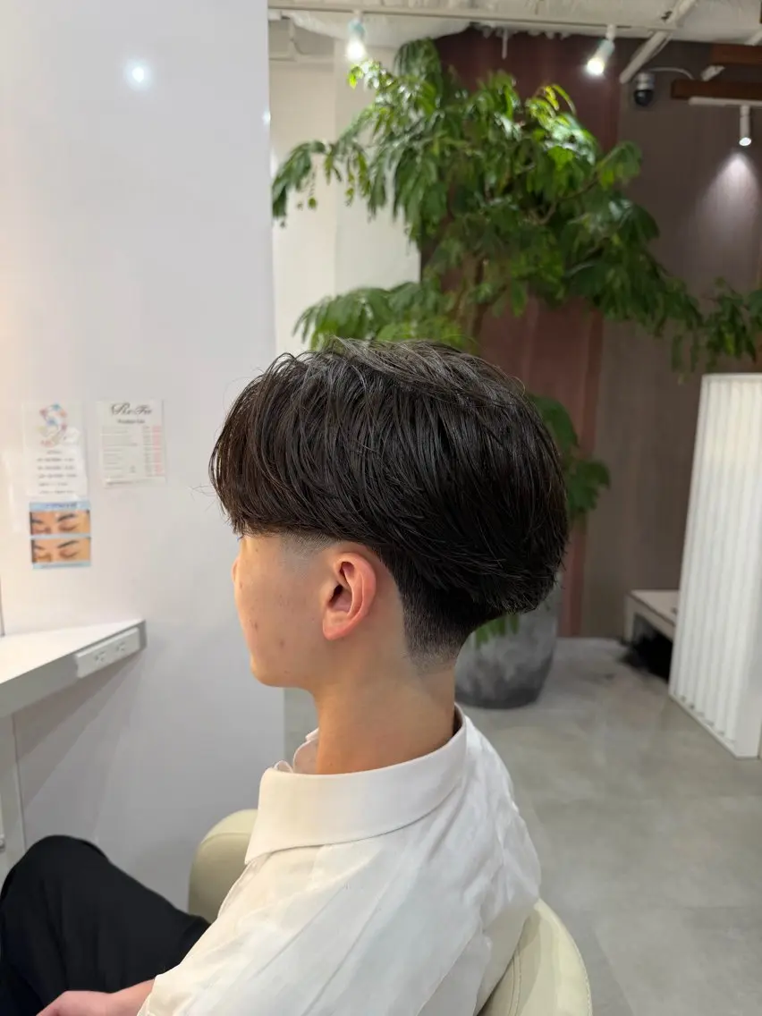 パーマ メンズ フェードカット KAITO メンズ特化美容師のヘアスタイル