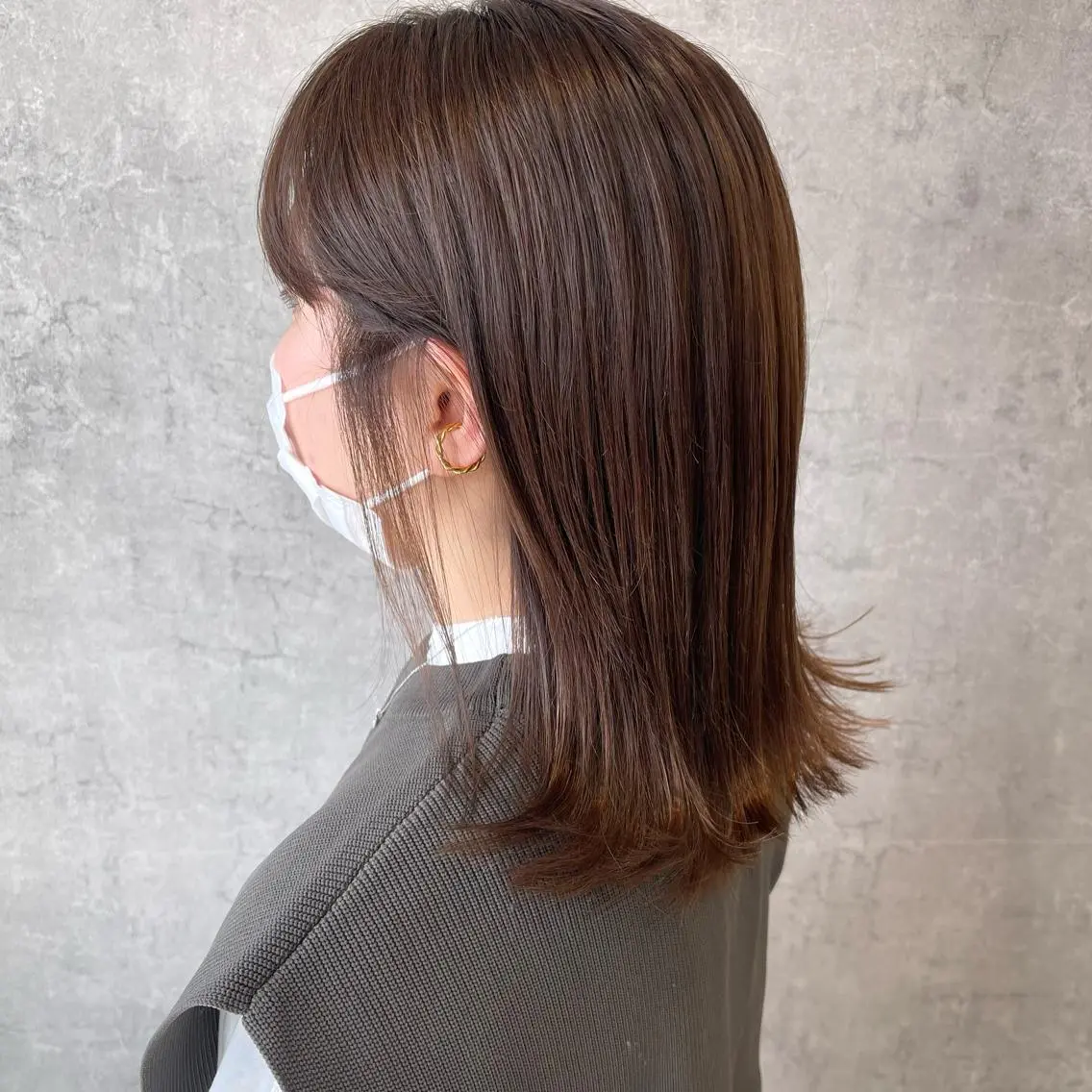 セミロング カラー ヘアアレンジ 🌻あいり merci.🌻のヘアスタイル