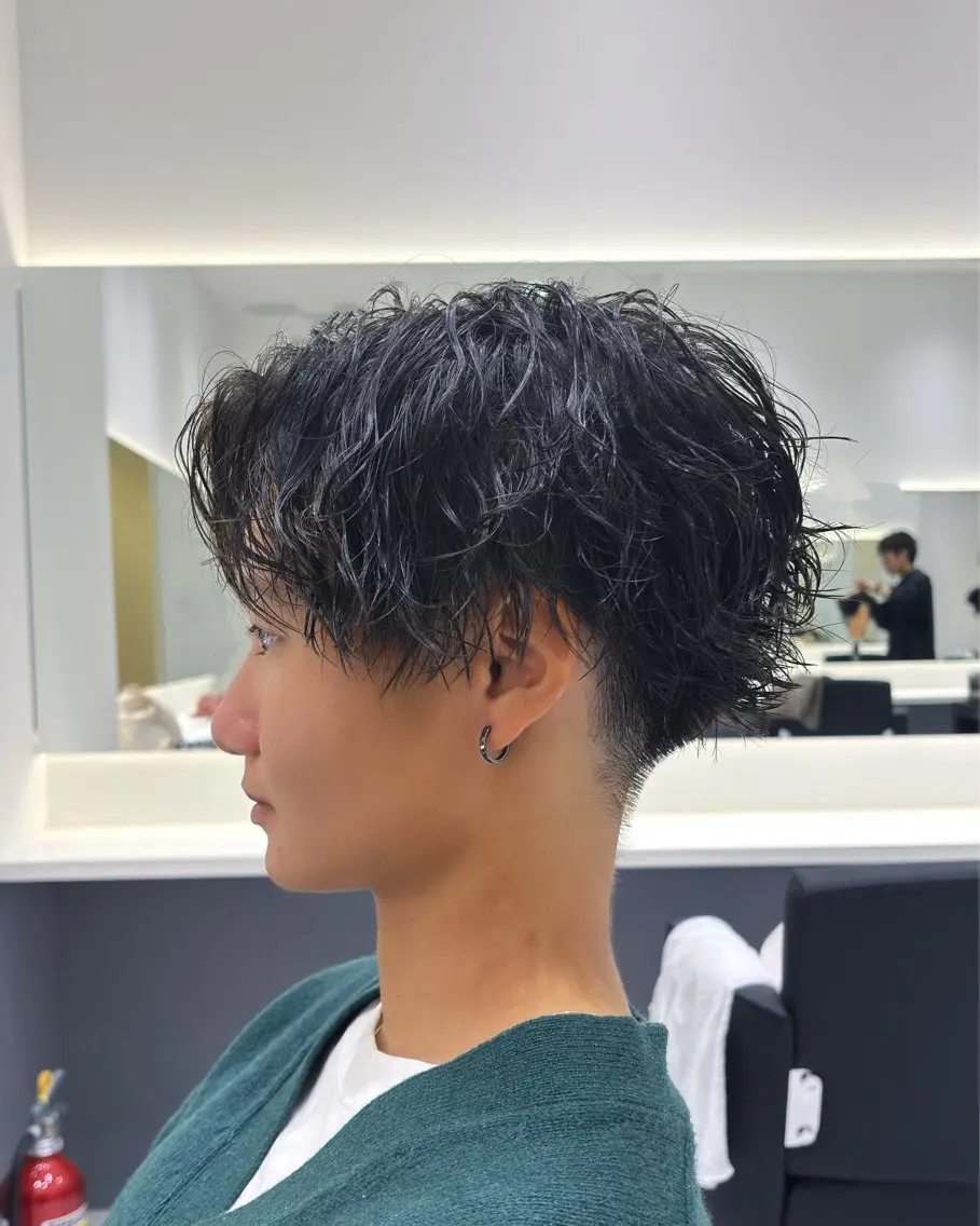 パーマ メンズ メンズパーマ ツイストスパイラルパーマ スパイラルパーマ カット パーマ 常原悠希 メンズ特化のヘアスタイル