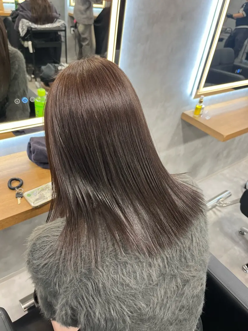 カラー 札幌透明感 👑ヒリュウのヘアスタイル