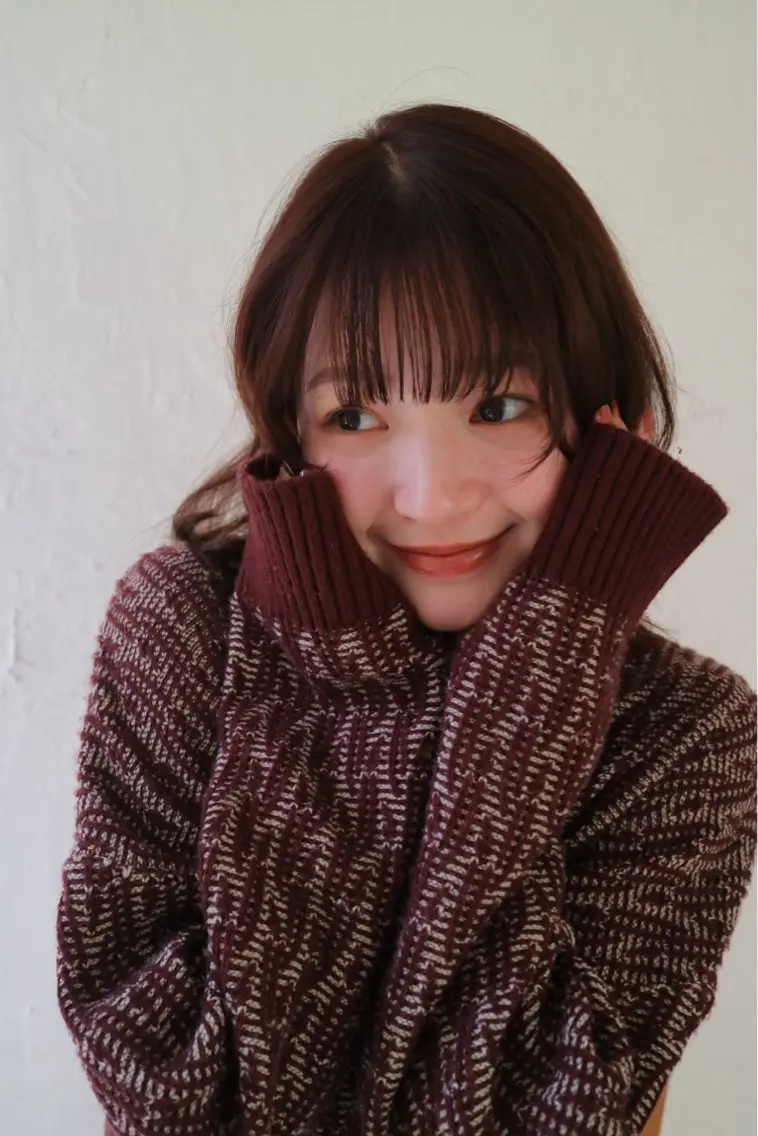 ミディアム カット ヘアカラー トリートメント ヘッドスパ putri店長 和田鈴采のヘアスタイル