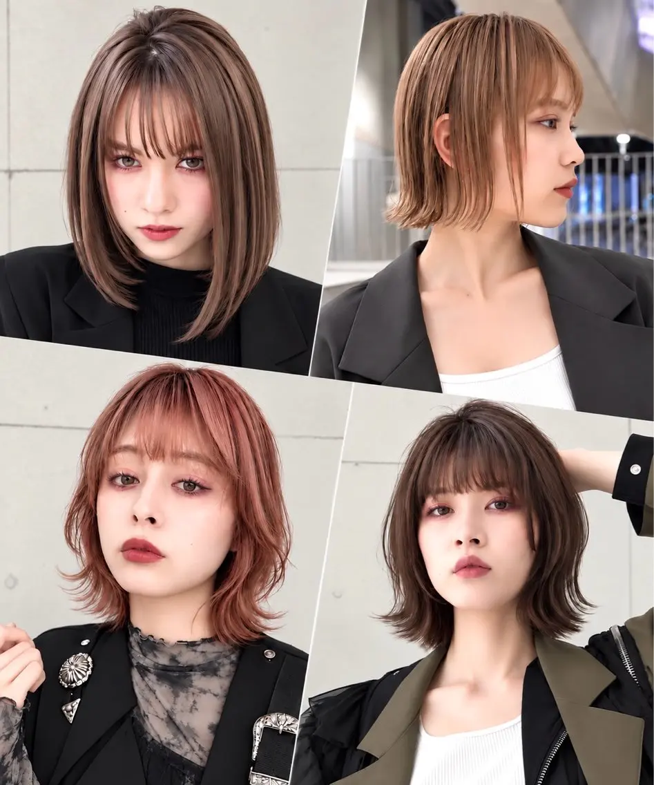 ミディアム カット ヘアカラー トリートメント 笠原 健人のヘアスタイル