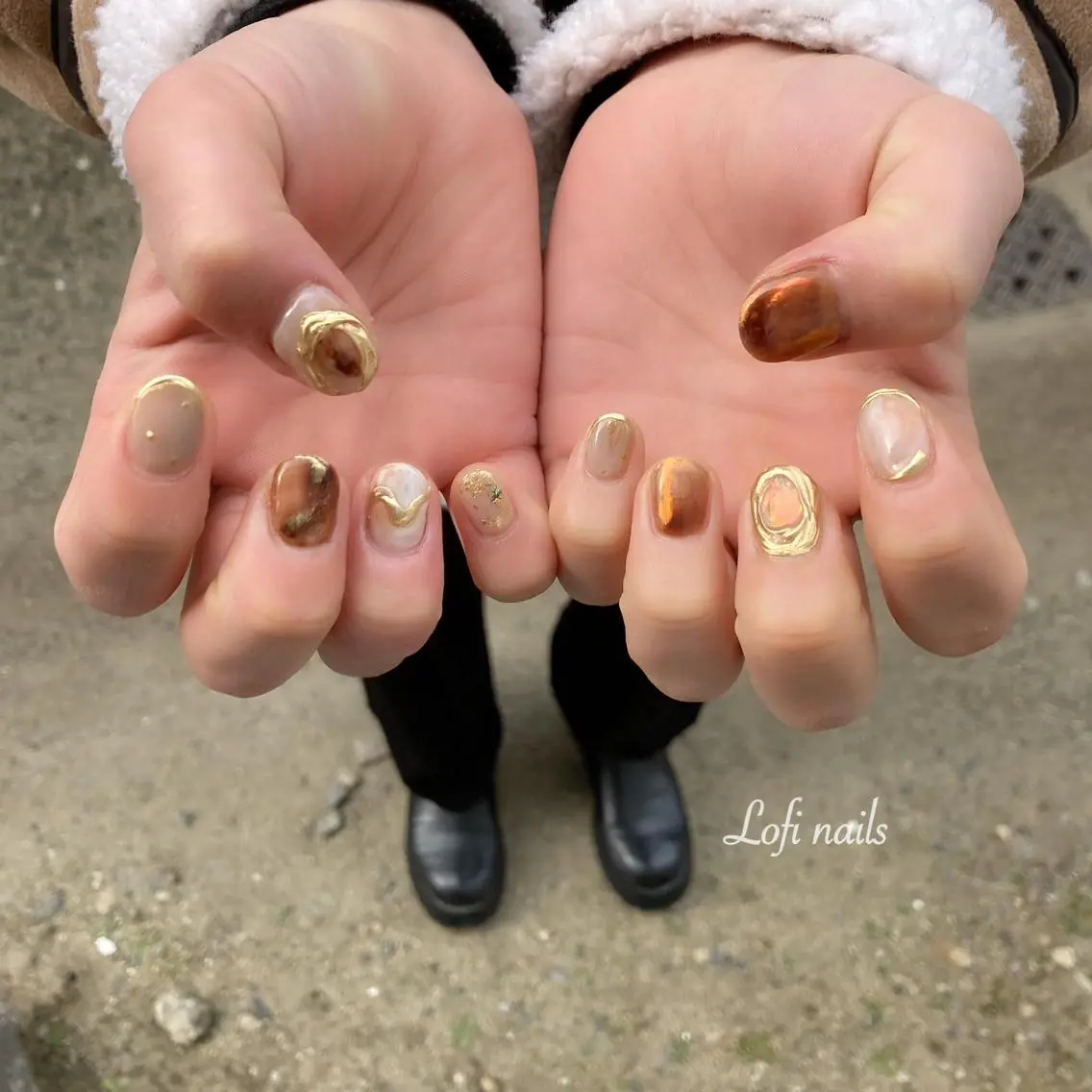 ショート ネイル Lofi nails ゆきこのネイルデザイン