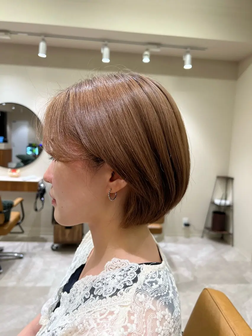 ショート ショートボブ ボブ ショートヘア 高田 郁弥のヘアスタイル
