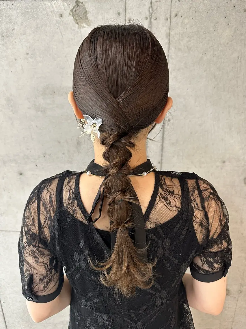 ロング ヘアアレンジ 🎀ヘアセット/艶髪 /はやしほのか🎀のヘアスタイル