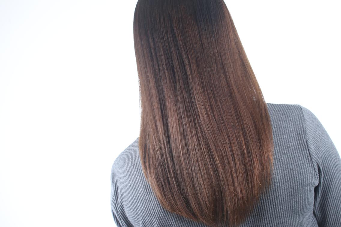 ミディアム パーマ 縮毛矯正 北村 ひとみのヘアスタイル