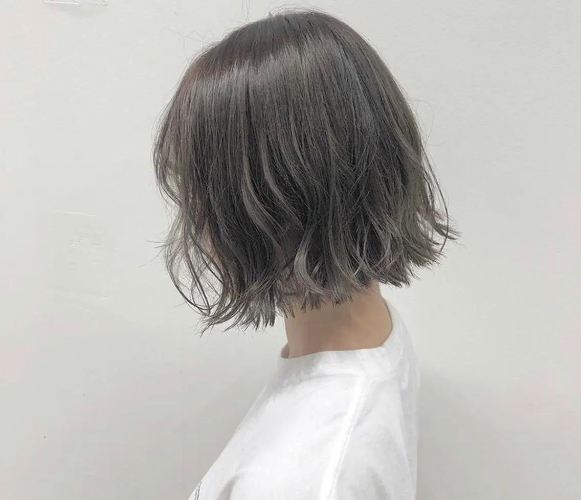 《艶髪》透明感カラー+美髪トリートメントの写真