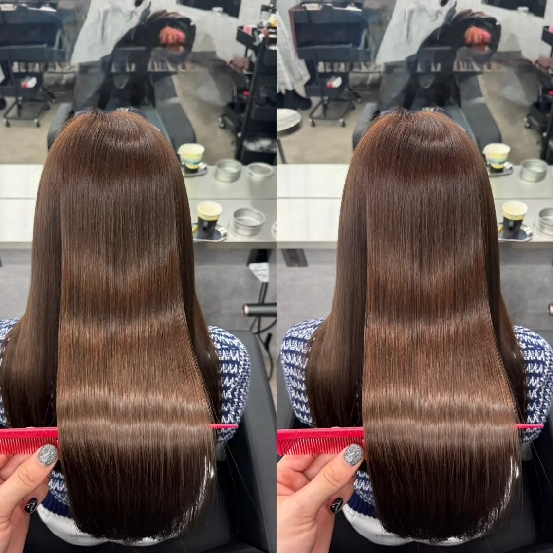 ロング カラー 髪質改善 縮毛矯正 トリートメント 🌈代表 🌈macotoのヘアスタイル
