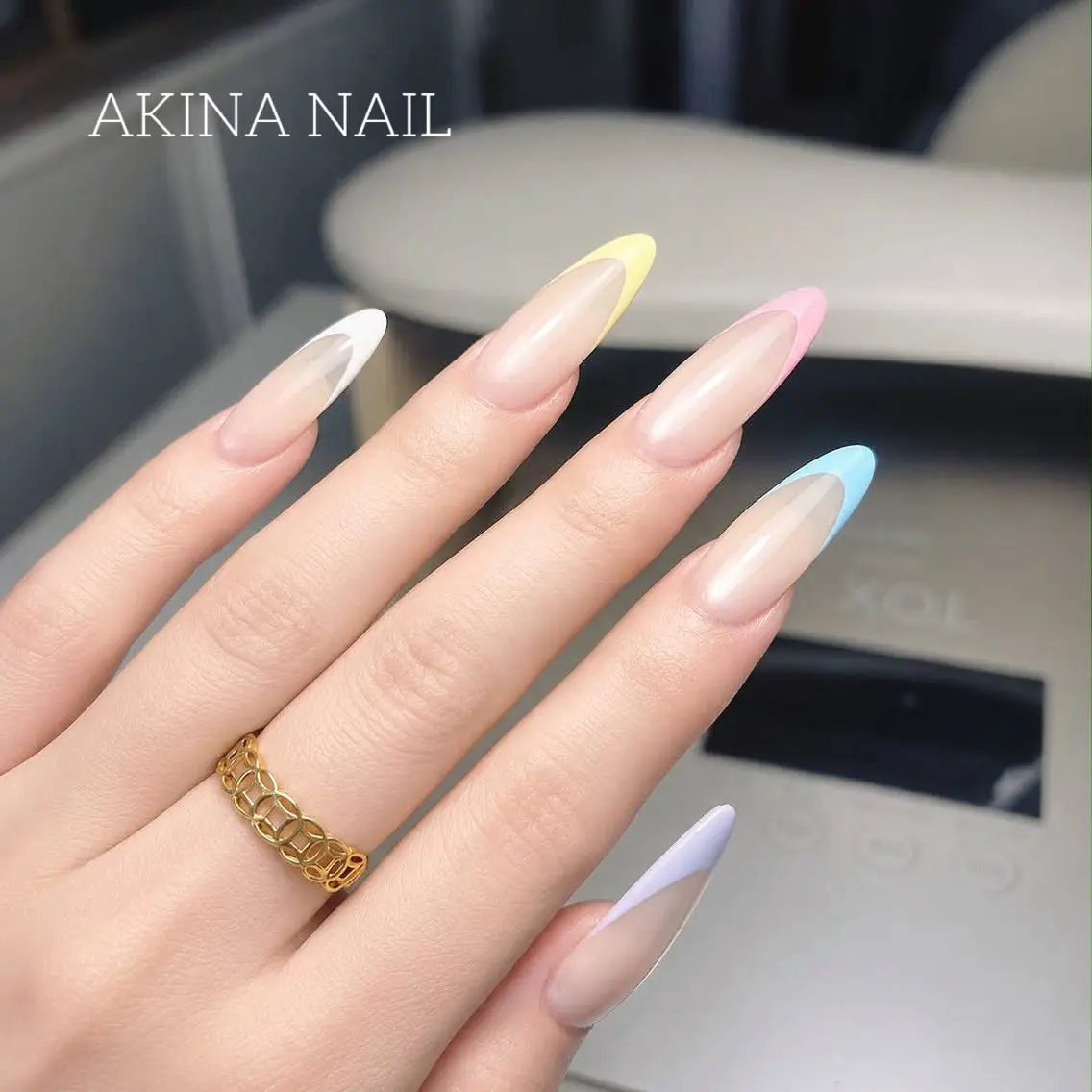 ロング ハンドネイル Akina Nail 亀戸のネイルデザイン